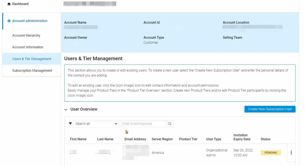 Users and Tier Management Bluebeam Revu 21